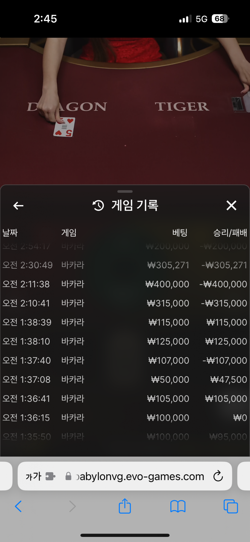 비제휴 새벽 배팅..(올인)(0)