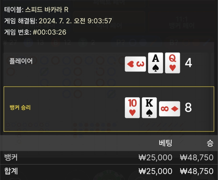 7/2 케이 바카라 후기 2(0)
