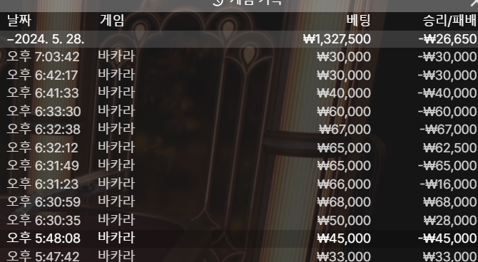 28일 케이카지노 후기입니다(0)