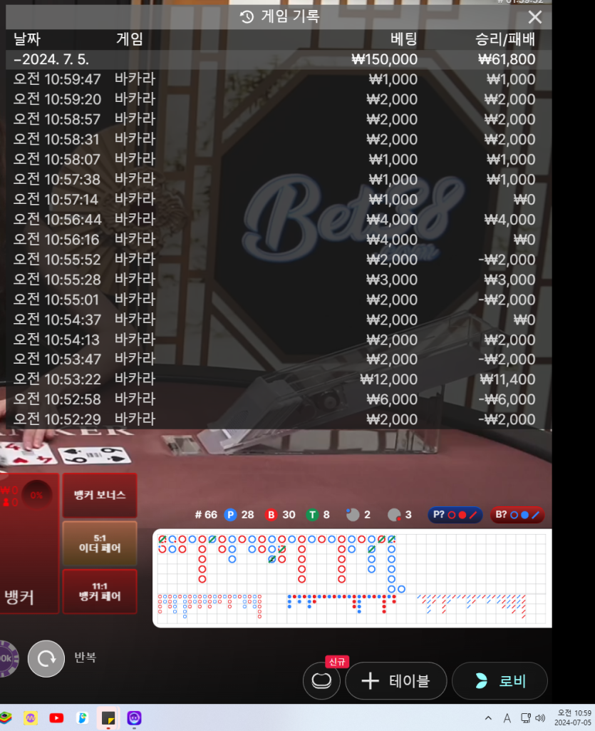 7/5 게임후기3 k카계열2 출근길(+6.2)(0)