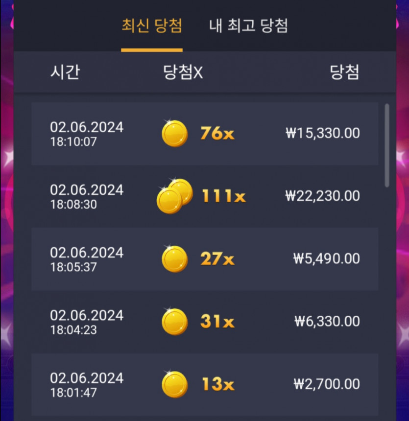 케이슬롯(0)
