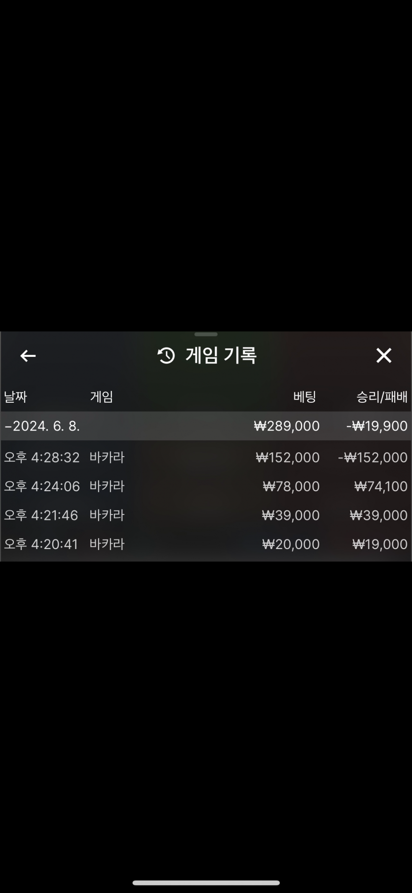 06/08 케이카지노 후기(0)