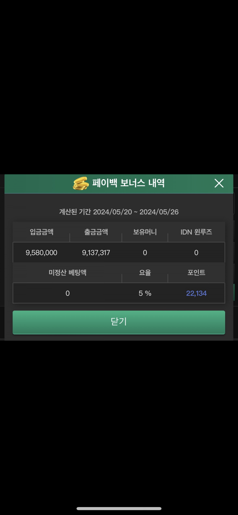 5월27일 유로스타 페이백 후기(0)