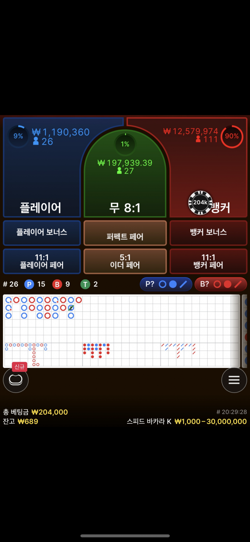 06/01 케이카지노 후기 2(0)
