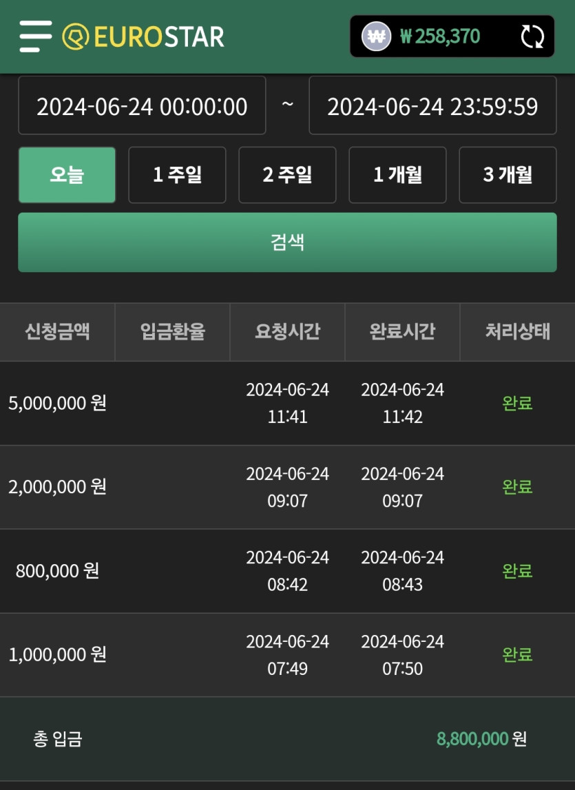 유로스타 바카라 멘징 후기(0)