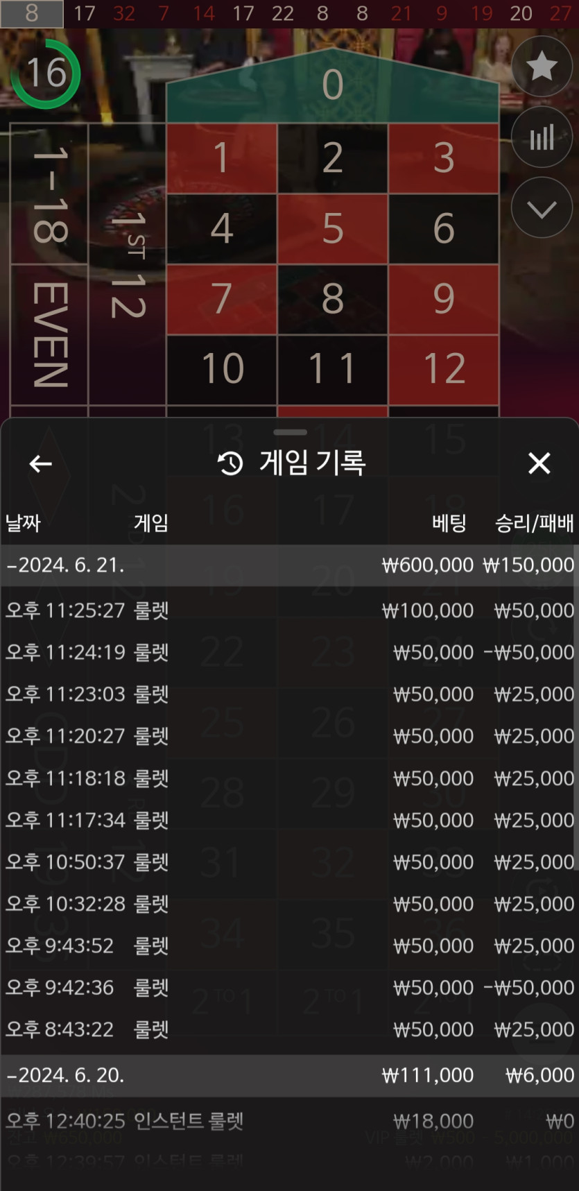 6/21 비제휴 에볼 후기(0)