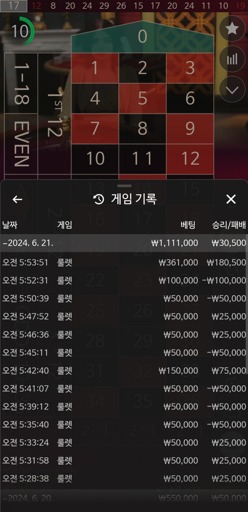 6/21 비제휴 에볼 후기(0)