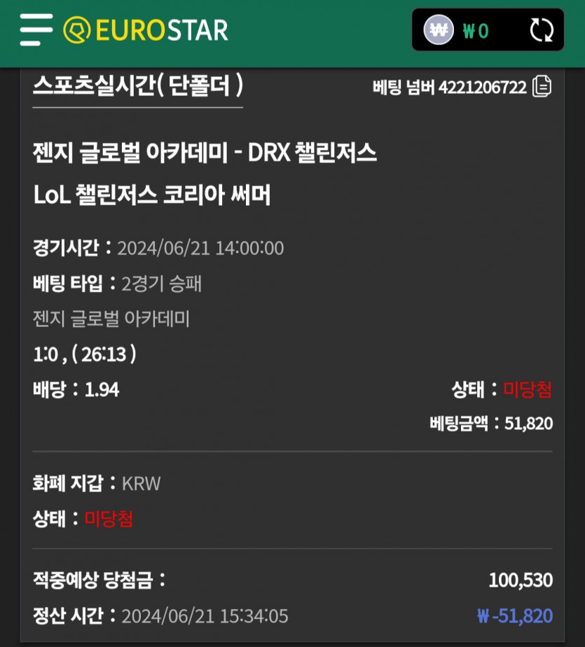 유로스타(0)