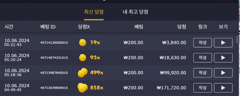케이카지노 슬롯 기록입니다(0)