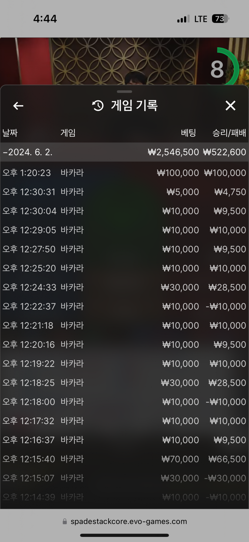 6월 2일 유로스타 윈컷달성(0)