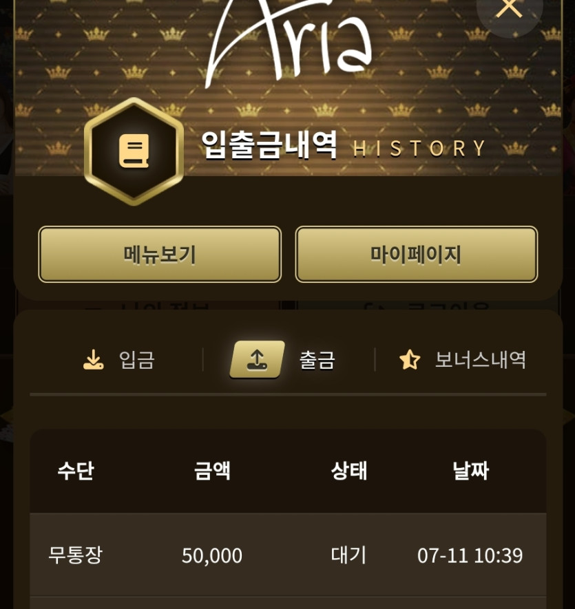 아리아 슬롯 후기(0)