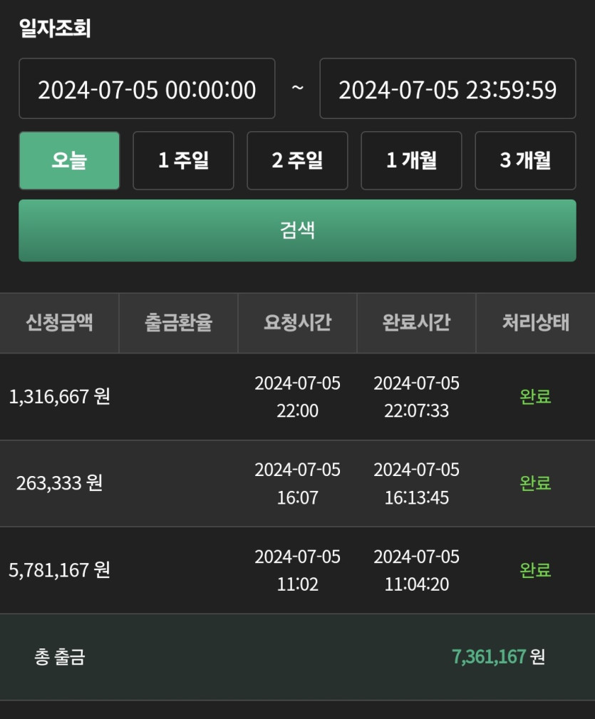 유로스타 오늘 마감(0)