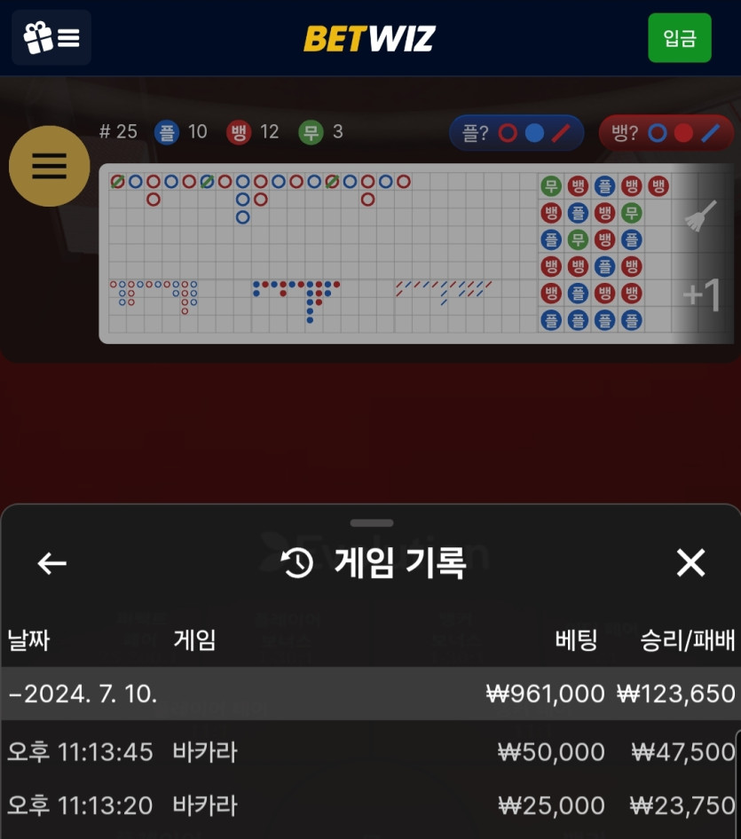 벳위즈 돌발후기(0)