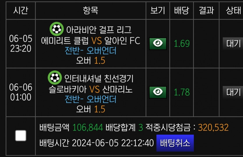 비제휴스포츠(0)