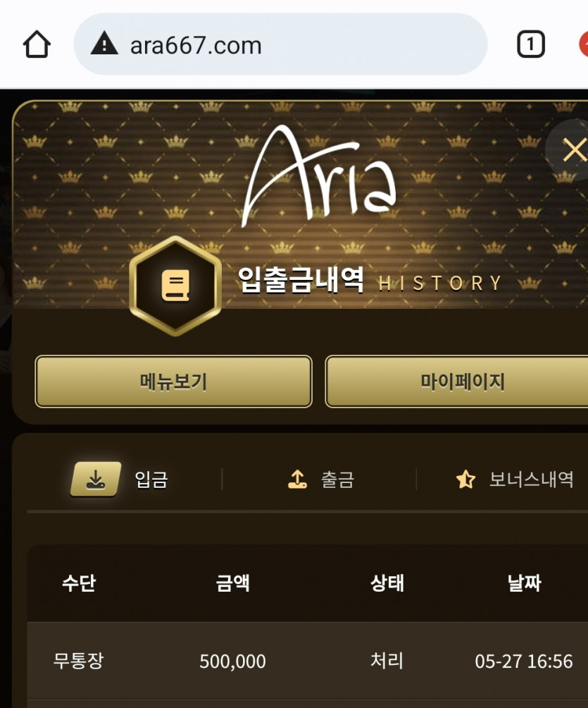 아리아카지노 후기(0)