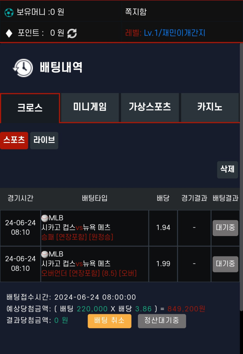 비제휴 스포츠(0)