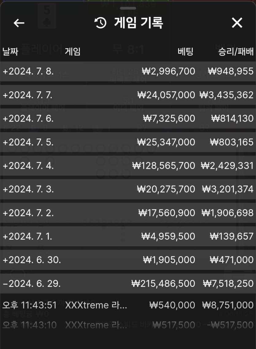 유로스타 7월 1주차 정산(0)